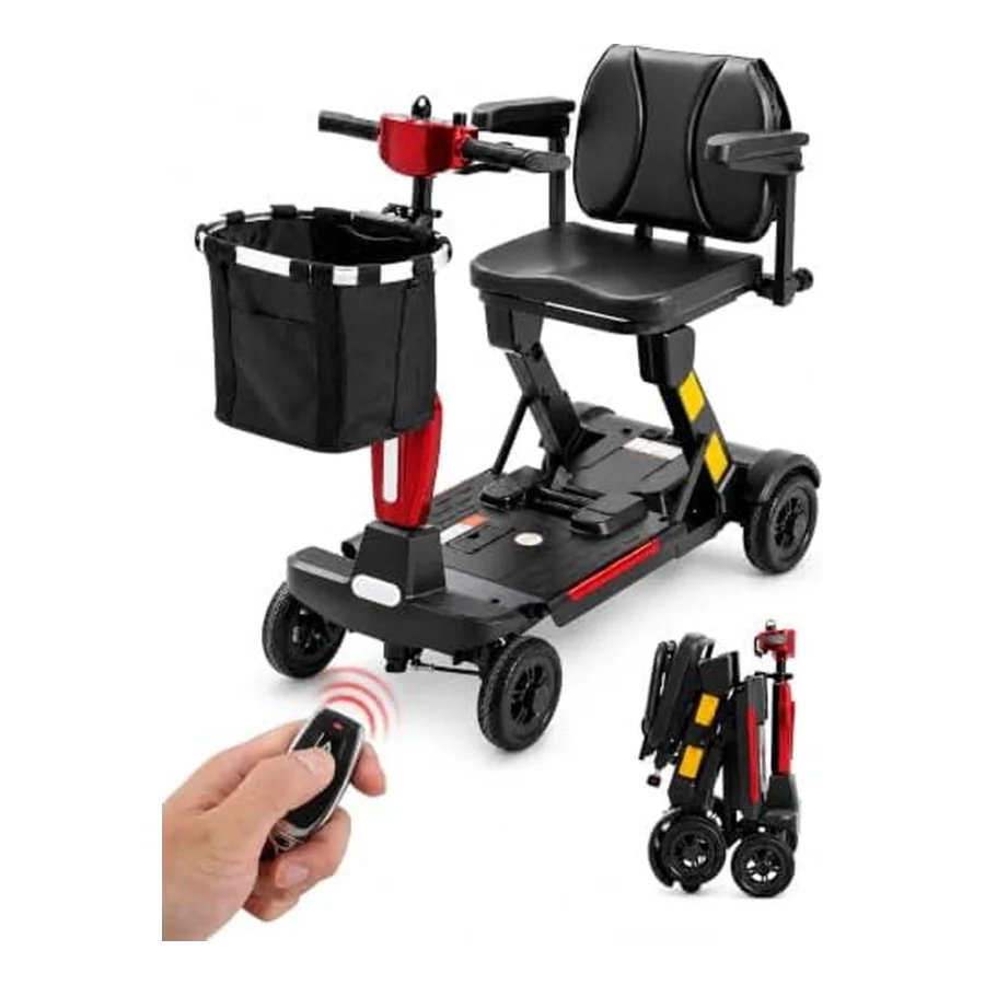 Ecomobi MS02F Ultra — Red · 12Ah / automatic folding
